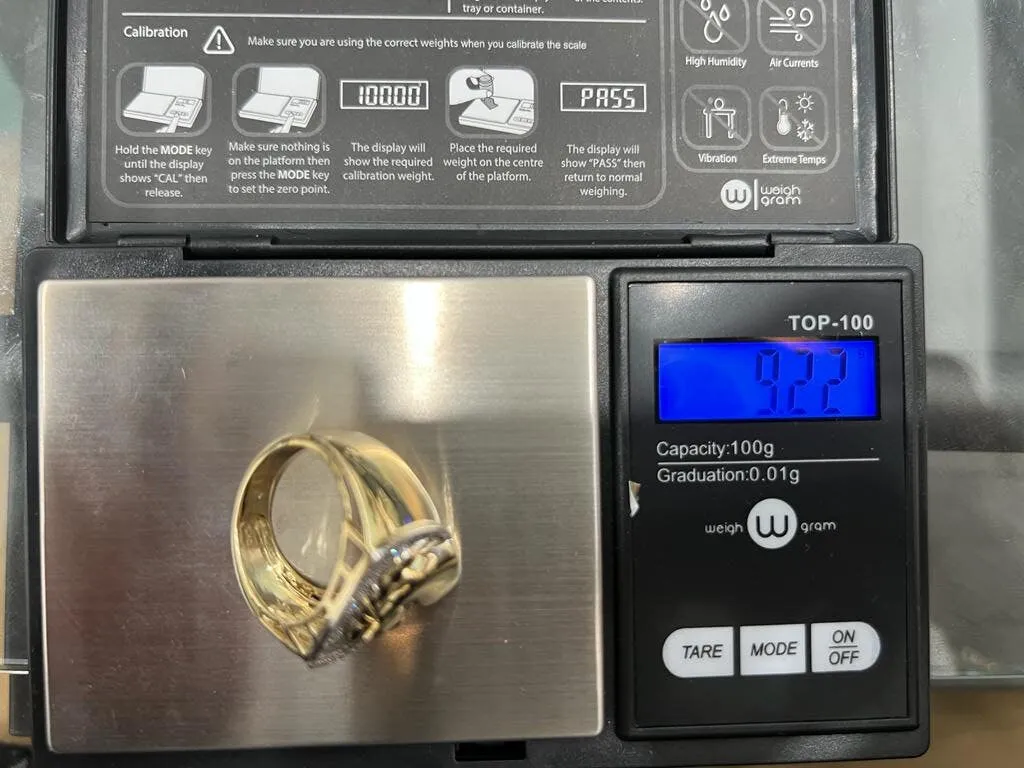 10k Gold Diamond Horse Ring, Mans Diamond Horse Ring, 0.30CT Diamond Ring Hip Hop Diamond Ring, Horse Ring 9.22 Grams, Gift for Him, Size 10