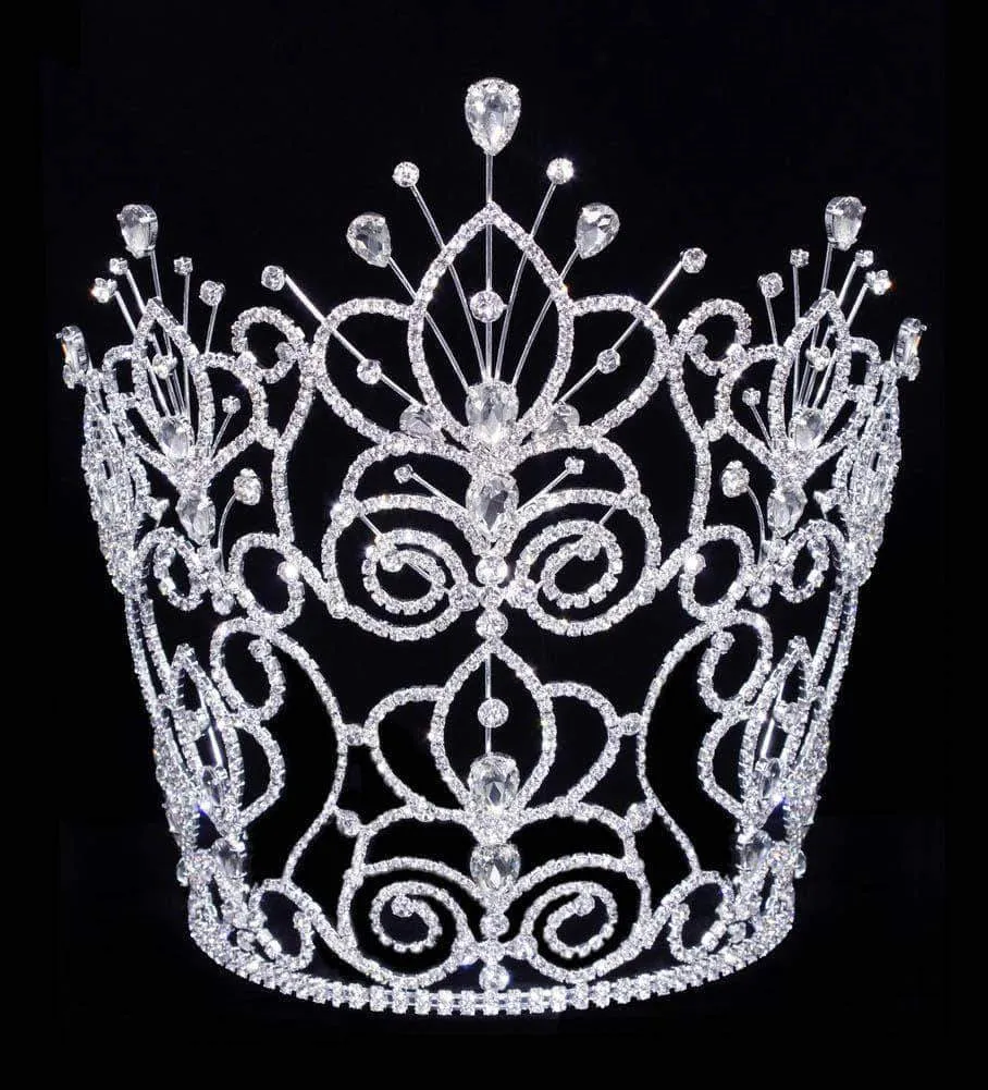 #16111xs - Maus Spray Crown - Crystal - 10"