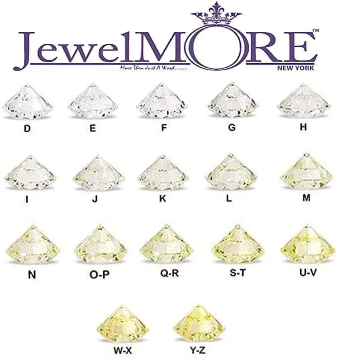 JewelMore 0.15 Cttw Diamond Anniversary or Wedding Band in 10K Rose Gold (I-J, I2-I3)