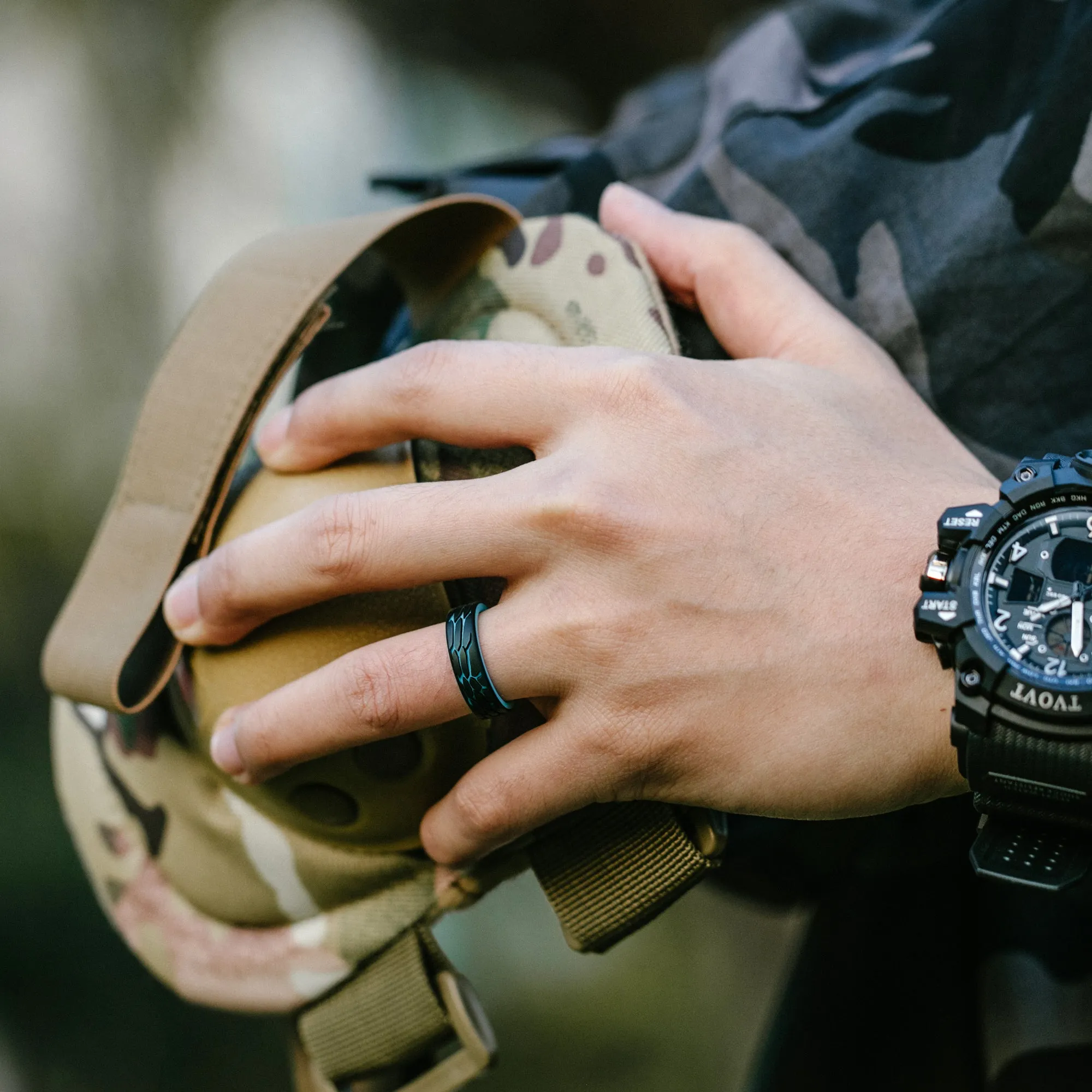 Men's Printed Prime 8 - Silicone Ring