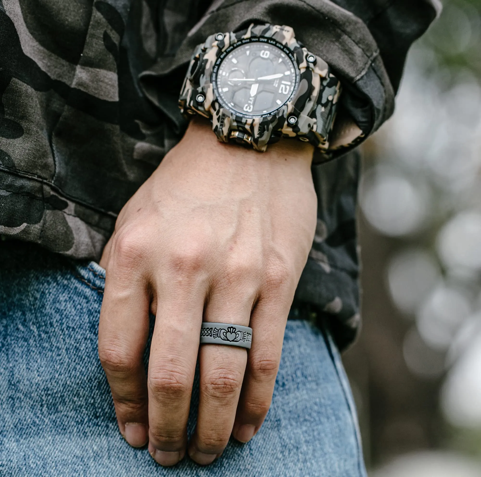 Men's Printed Prime 8 - Silicone Ring