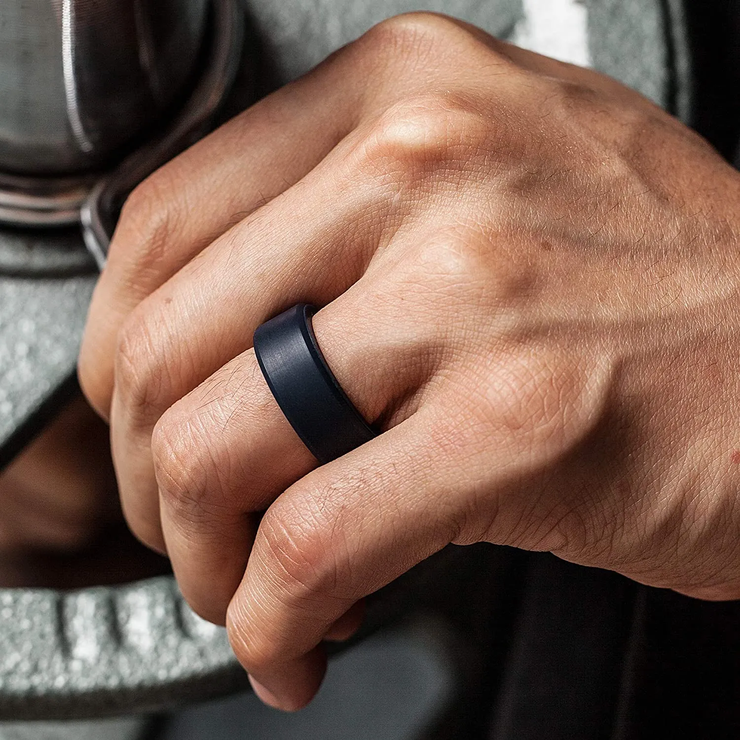 Men's Wide Core - Silicone Ring