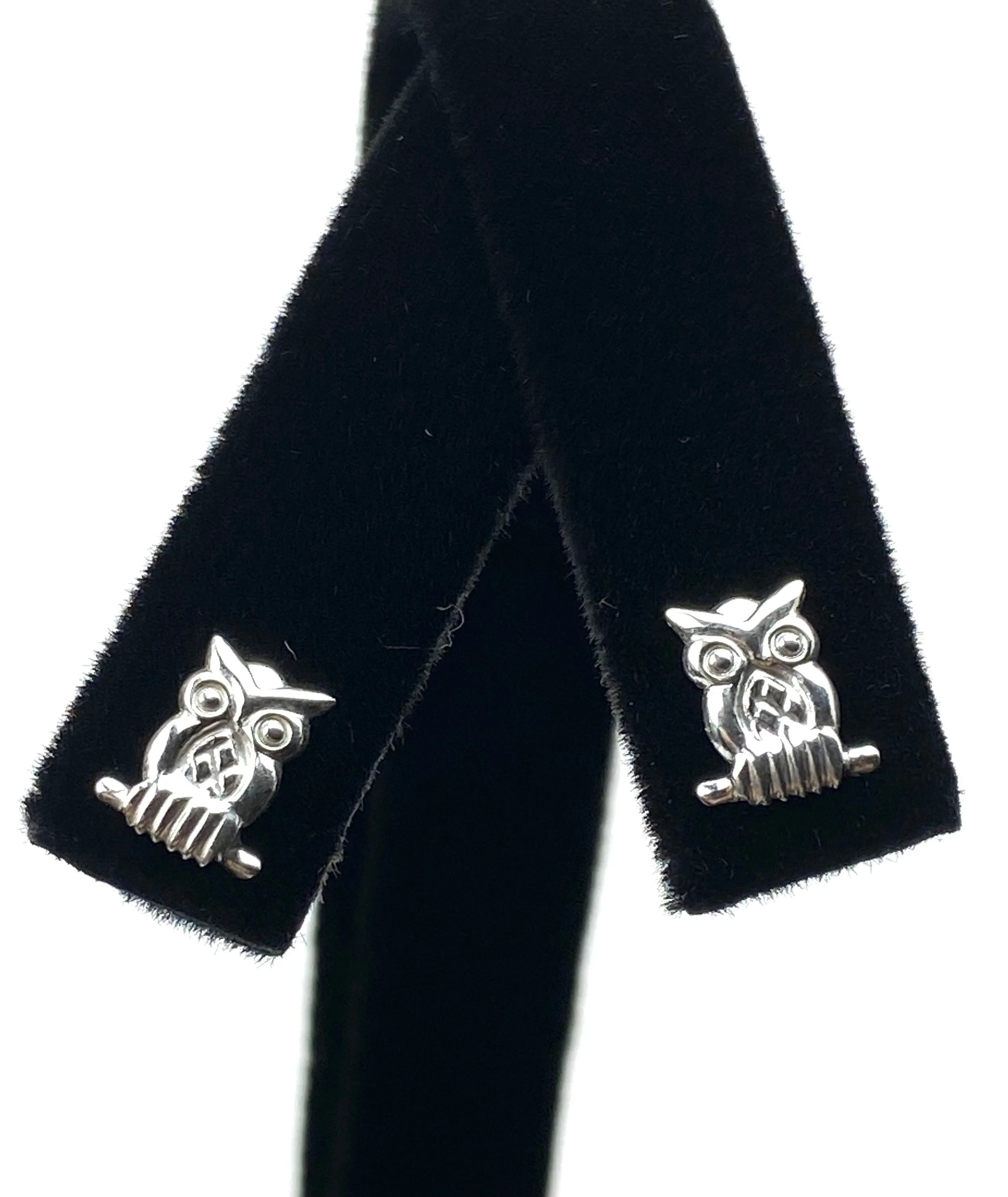 Owl sterling silver earring studs, SKU#E46-5