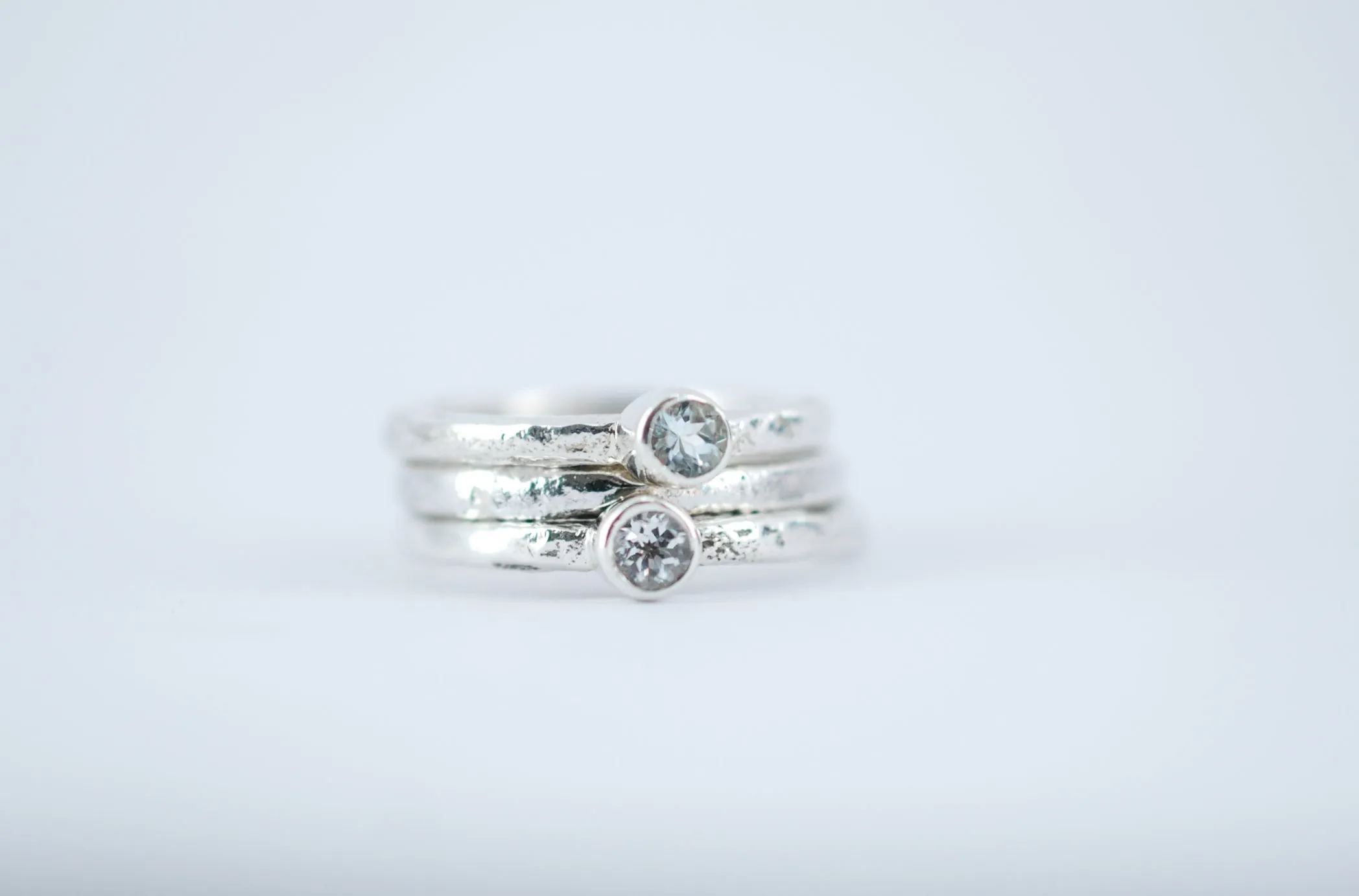 Silver band ring. Stacking ring