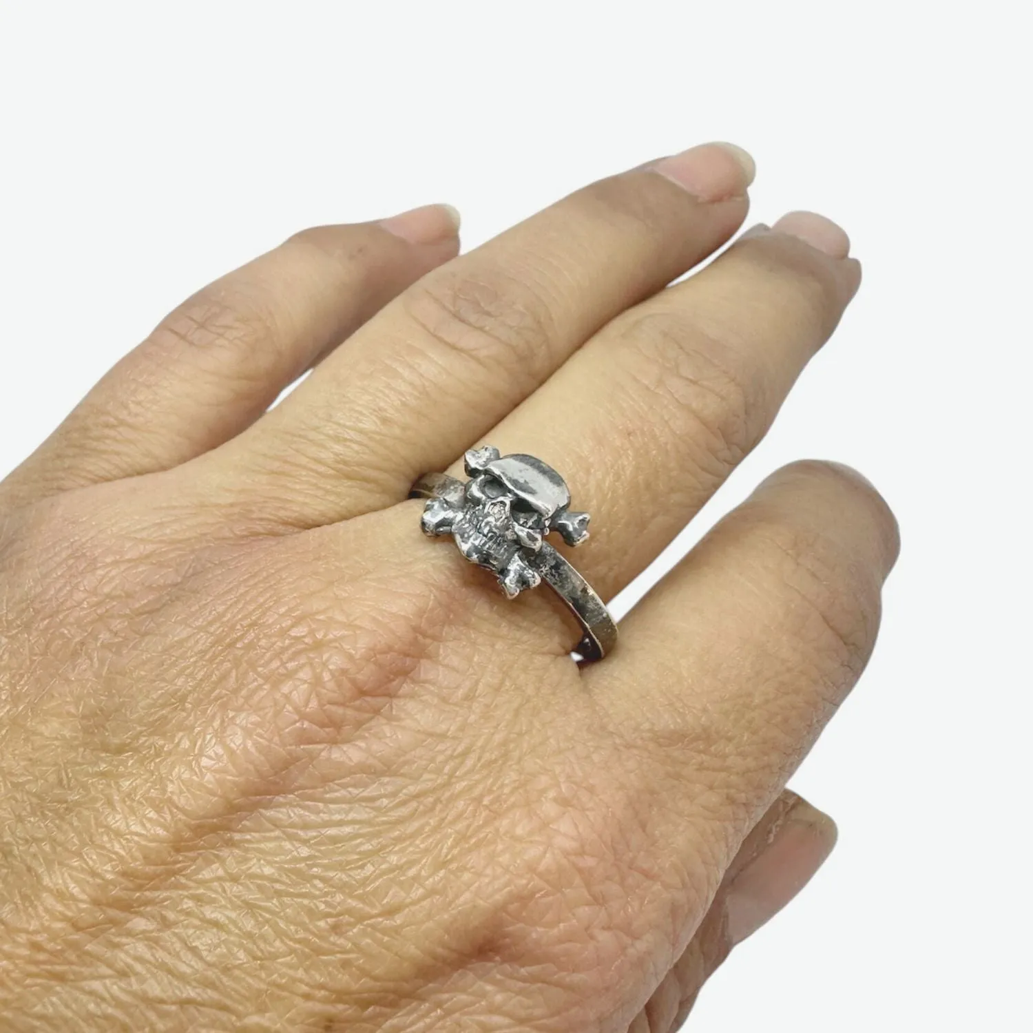 Skull Band Ring