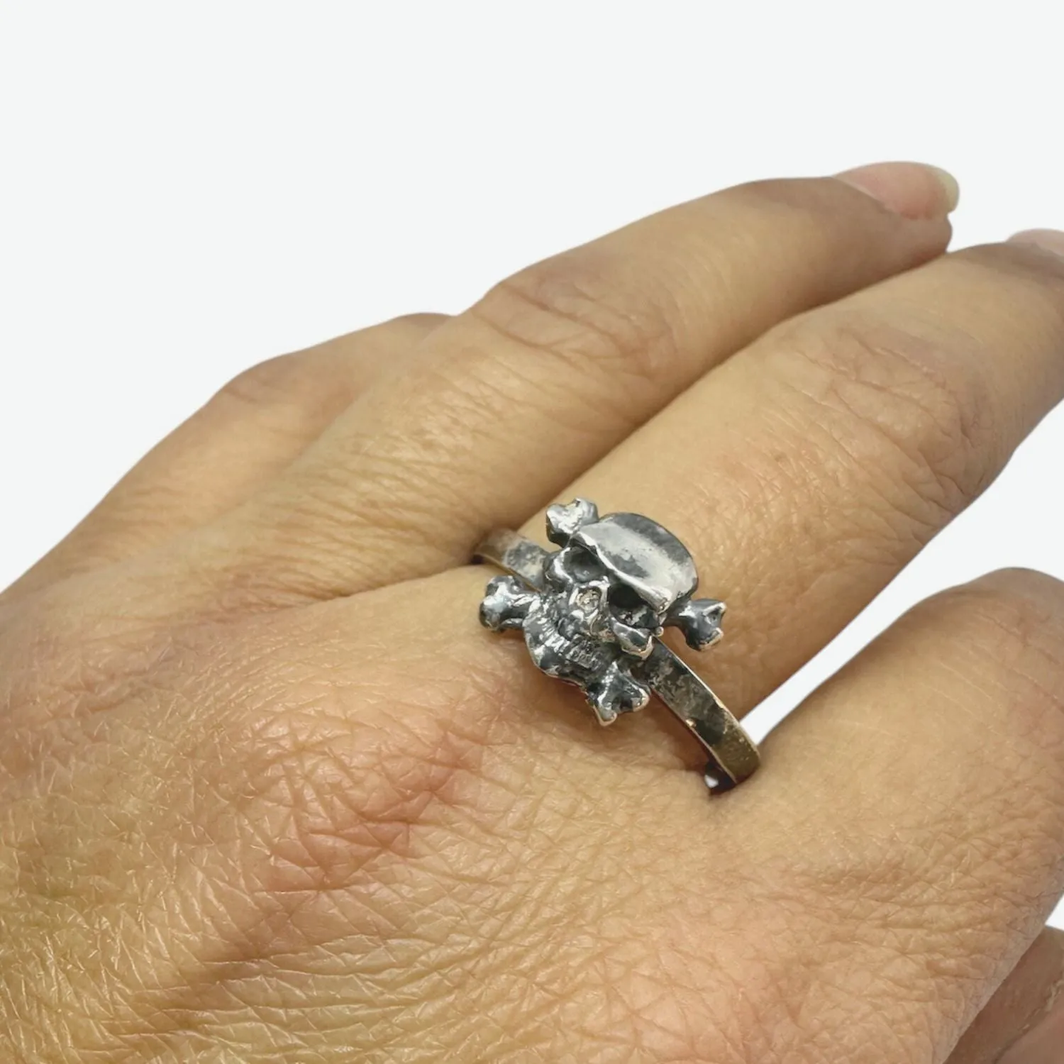 Skull Band Ring