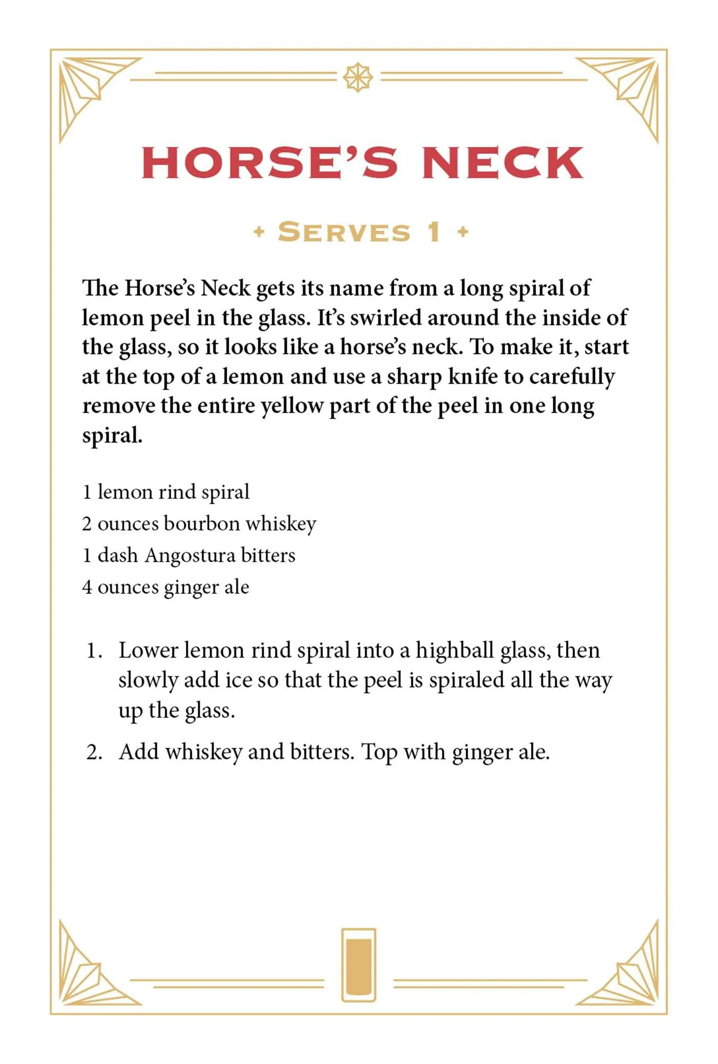 Whiskey Cocktail Cards